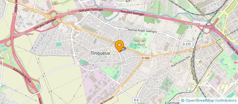 localisation de l'entreprise MADAME ISABELLE COLART  TINQUEUX