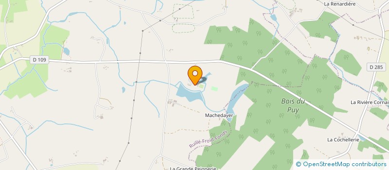 localisation de l'entreprise MADAME ISABELLE COLAS DE LA NOUE  VILLIERS CHARLEMAGNE