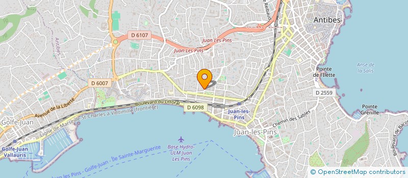 localisation de l'entreprise MADAME ISABELLE COLLIAUX à ANTIBES