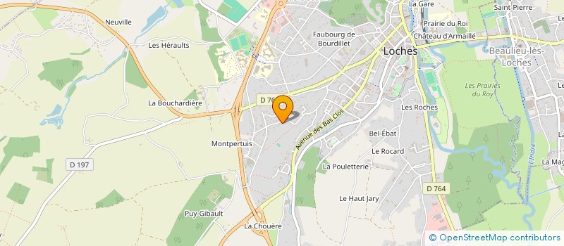 localisation de l'entreprise MADAME ISABELLE COLLIN à LOCHES