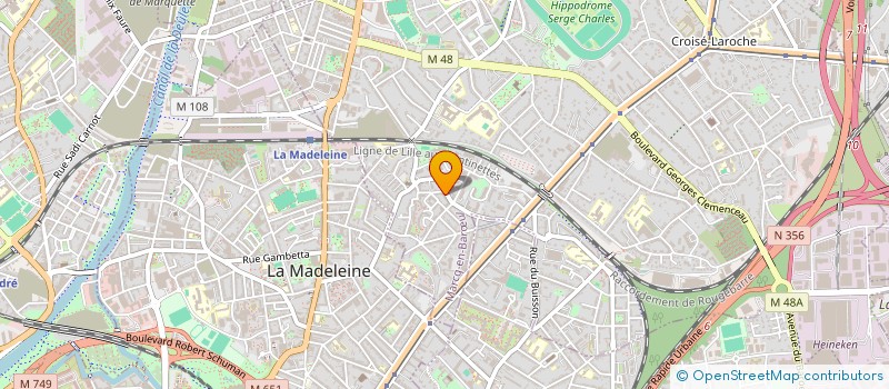 localisation de l'entreprise MADAME ISABELLE COLLIN à MARCQ-EN-BARŒUL