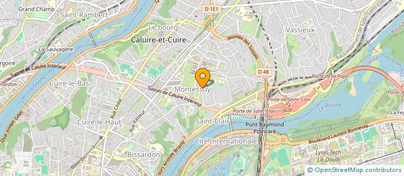 localisation de l'entreprise MADAME ISABELLE COLLOMB  CALUIRE-ET-CUIRE