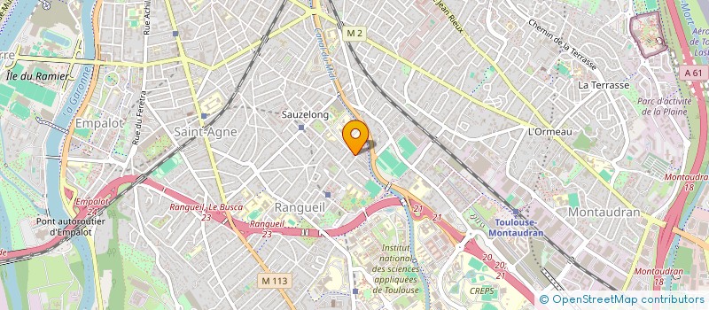 localisation de l'entreprise MADAME ISABELLE COLLOMBON à TOULOUSE