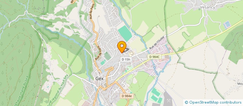 localisation de l'entreprise MADAME ISABELLE COLOMBOTTO ROSSO  GEX