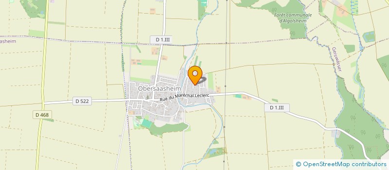 localisation de l'entreprise MADAME ISABELLE COLPART  OBERSAASHEIM