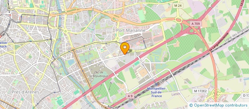 localisation de l'entreprise MADAME ISABELLE COMANDRE à MONTPELLIER