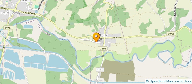 localisation de l'entreprise MADAME ISABELLE COMARE  UILLY