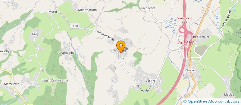 localisation de l'entreprise MADAME ISABELLE COMBE  CHAPEIRY