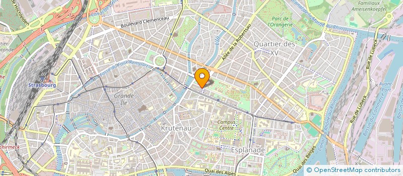 localisation de l'entreprise MADAME ISABELLE COMBEAU à STRASBOURG