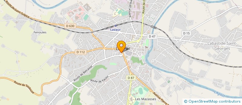 localisation de l'entreprise MADAME ISABELLE COMBES  LAVAUR