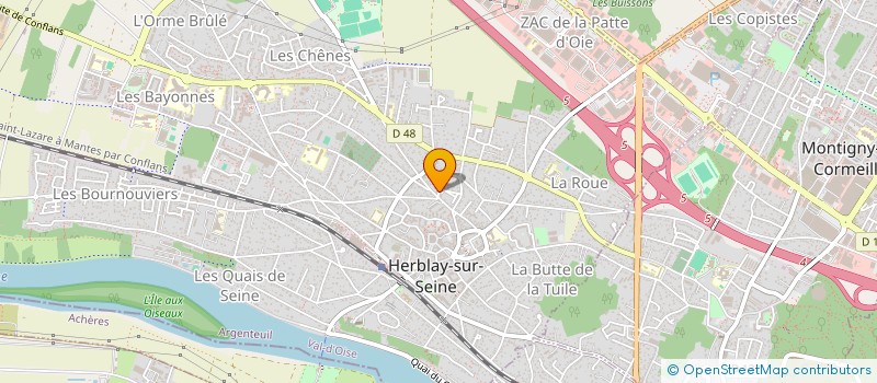 localisation de l'entreprise MADAME ISABELLE COMBIER  HERBLAY-SUR-SEINE