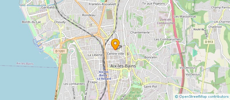 localisation de l'entreprise MADAME ISABELLE COMPAGNONE  AIX-LES-BAINS