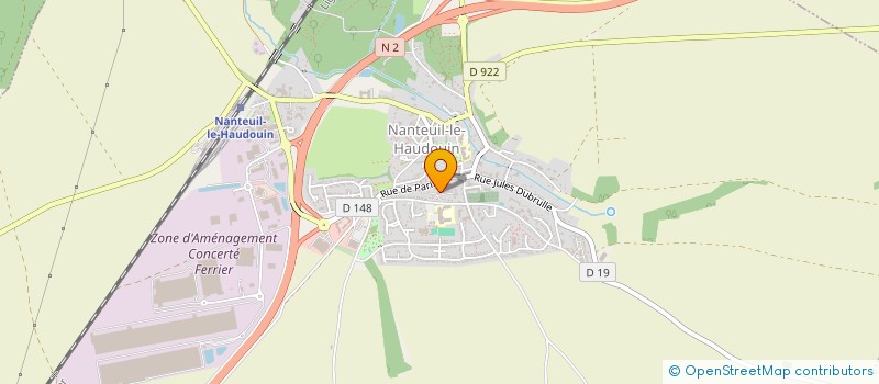 localisation de l'entreprise MADAME ISABELLE CONIN  NANTEUIL-LE-HAUDOUIN