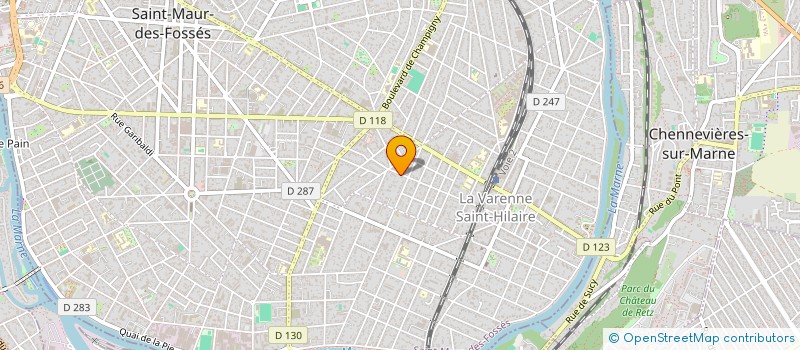 localisation de l'entreprise MADAME ISABELLE CONSTANT à SAINT-MAUR-DES-FOSSES