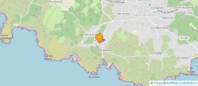 localisation de l'entreprise MADAME ISABELLE CONTAMINE  ILE-D'YEU (L')