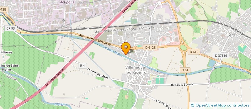 localisation de l'entreprise MADAME ISABELLE CONY à VILLENEUVE-LES-BEZIERS