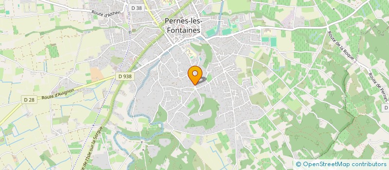 localisation de l'entreprise MADAME ISABELLE CORDIER  PERNES-LES-FONTAINES