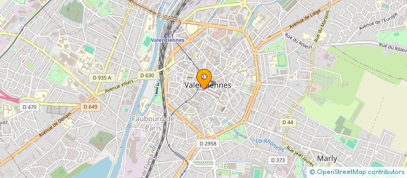 localisation de l'entreprise MADAME ISABELLE CORMAN à VALENCIENNES