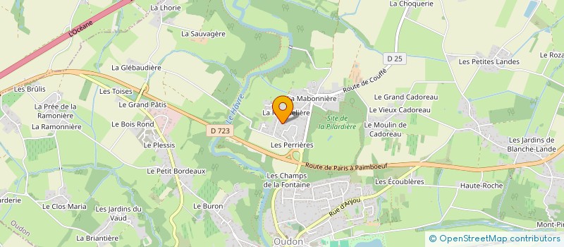 localisation de l'entreprise MADAME ISABELLE CORMERAIS à OUDON
