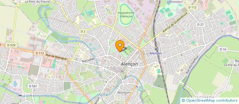 localisation de l'entreprise MADAME ISABELLE CORMIER à ALENCON