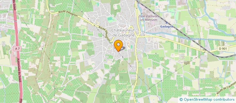 localisation de l'entreprise MADAME ISABELLE CORNEVIN à CHATEAUNEUF-DE-GADAGNE