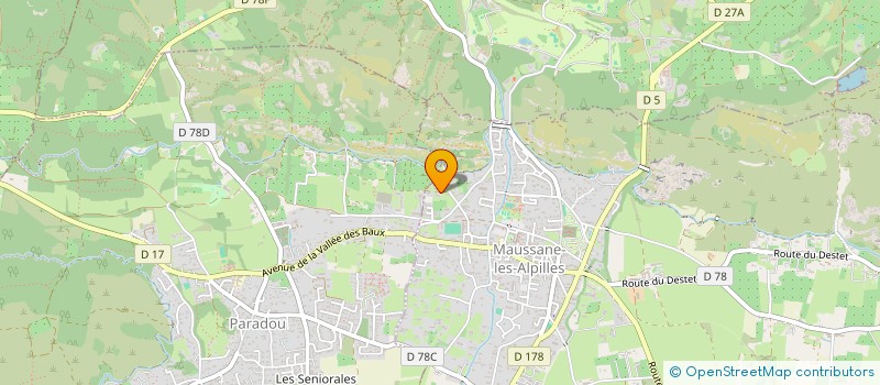 localisation de l'entreprise MADAME ISABELLE CORRADO à MAUSSANE-LES-ALPILLES