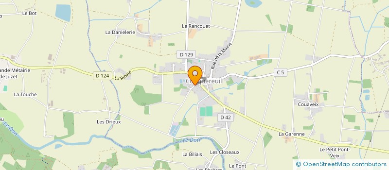 localisation de l'entreprise MADAME ISABELLE COSTE  CONQUEREUIL