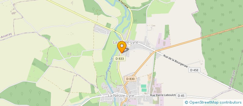 localisation de l'entreprise MADAME ISABELLE COSTEY  LA VIEILLE-LYRE