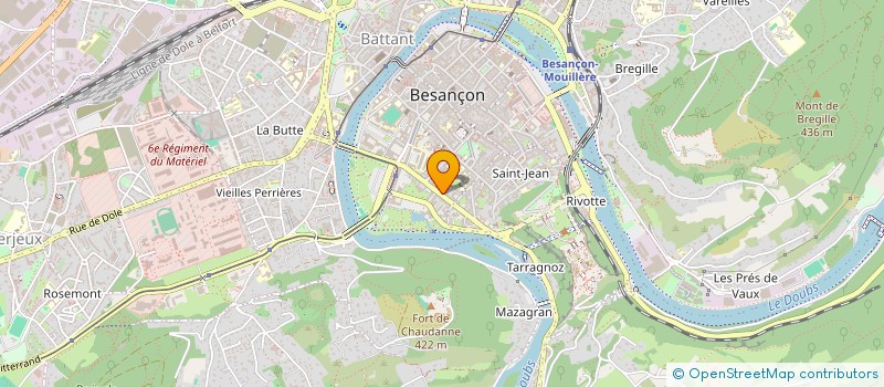 localisation de l'entreprise MADAME ISABELLE COTE  BESANCON