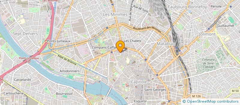 localisation de l'entreprise MADAME ISABELLE COTONNEC à TOULOUSE