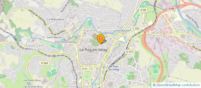 localisation de l'entreprise MADAME ISABELLE COTTIER à LE PUY-EN-VELAY
