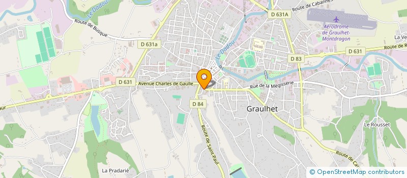 localisation de l'entreprise MADAME ISABELLE COUCHAUX à GRAULHET