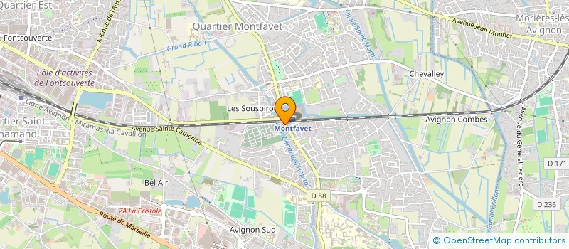 localisation de l'entreprise MADAME ISABELLE COUDERT à AVIGNON