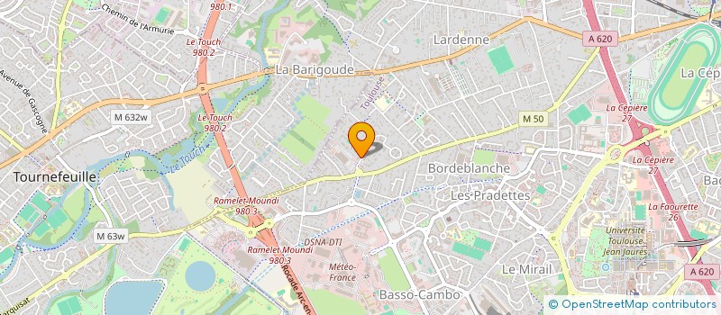 localisation de l'entreprise MADAME ISABELLE COUDERT à TOULOUSE