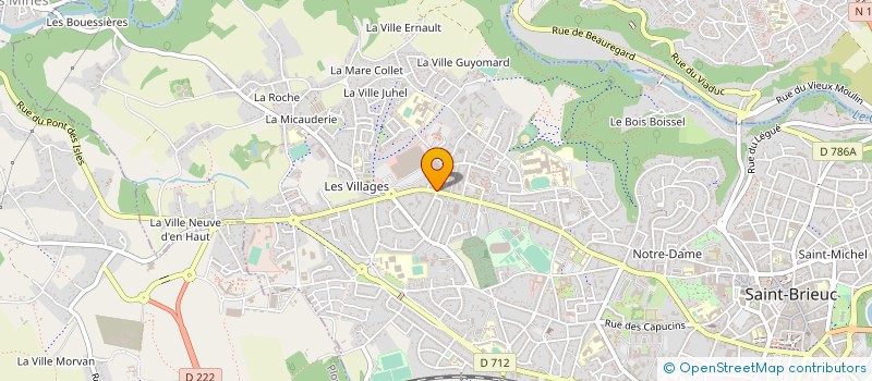 localisation de l'entreprise MADAME ISABELLE COUESMES à SAINT-BRIEUC
