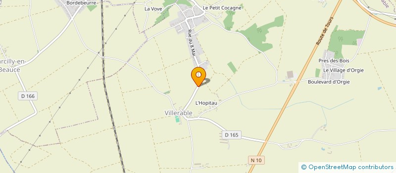 localisation de l'entreprise MADAME ISABELLE COULPLE  VILLERABLE