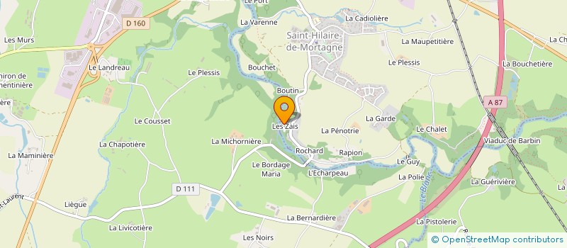 localisation de l'entreprise MADAME ISABELLE COURANT à MORTAGNE-SUR-SEVRE