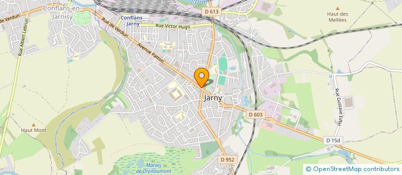 localisation de l'entreprise MADAME ISABELLE COURCOUX  CONFLANS-EN-JARNISY