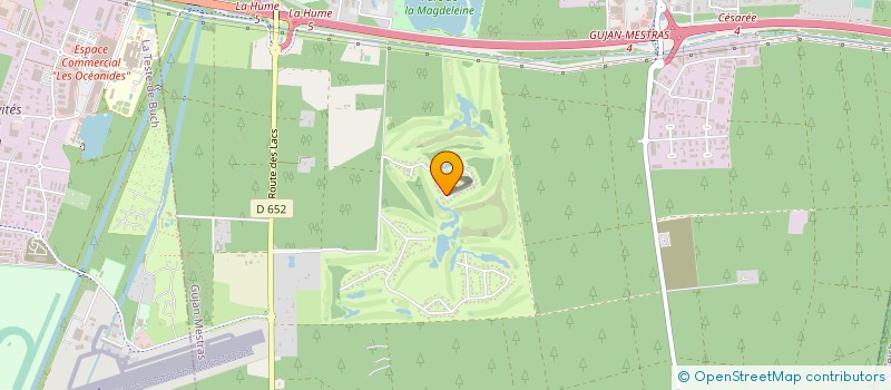 localisation de l'entreprise MADAME ISABELLE COURET  GUJAN-MESTRAS