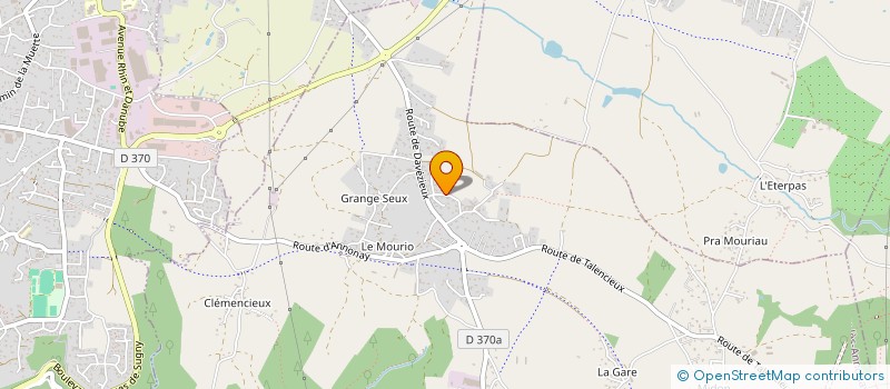 localisation de l'entreprise MADAME ISABELLE COURRIVAULT  VERNOSC-LES-ANNONAY