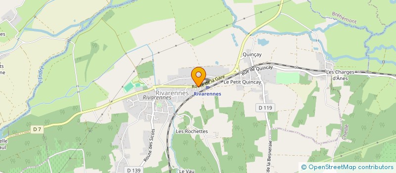 localisation de l'entreprise MADAME ISABELLE COURTENS  RIVARENNES