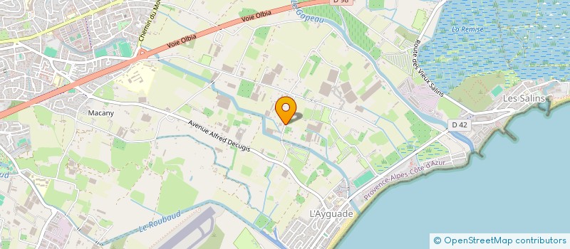 localisation de l'entreprise MADAME ISABELLE COURTIER à HYERES