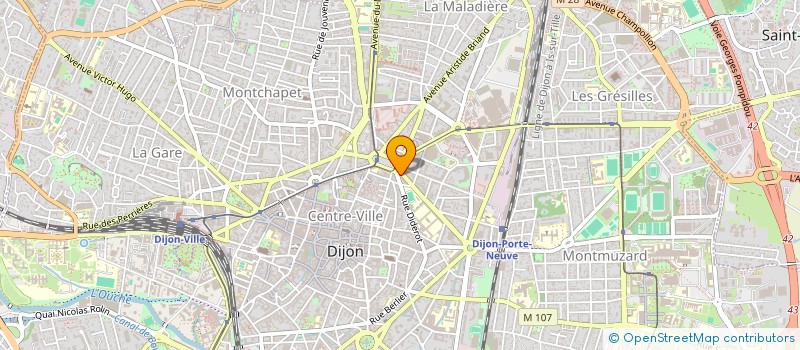 localisation de l'entreprise MADAME ISABELLE COURTOIS  DIJON