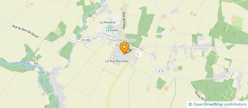 localisation de l'entreprise MADAME ISABELLE COURTOIS à HUISSEAU-SUR-MAUVES