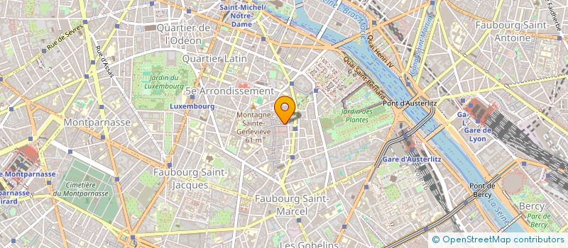 localisation de l'entreprise MADAME ISABELLE COUSIN  PARIS