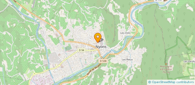localisation de l'entreprise MADAME ISABELLE COUSYN à NYONS