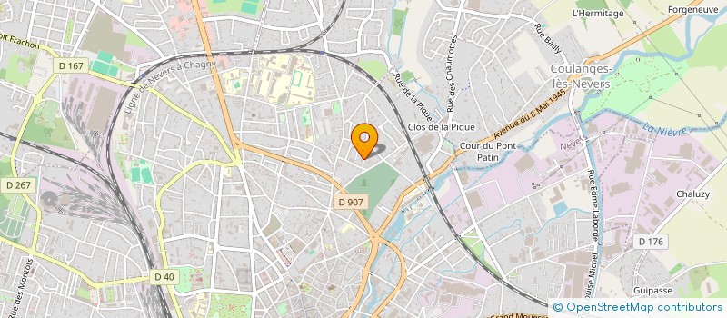 localisation de l'entreprise MADAME ISABELLE COUTE à NEVERS