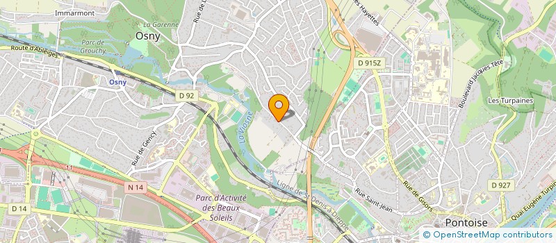 localisation de l'entreprise MADAME ISABELLE COUVREUR  OSNY