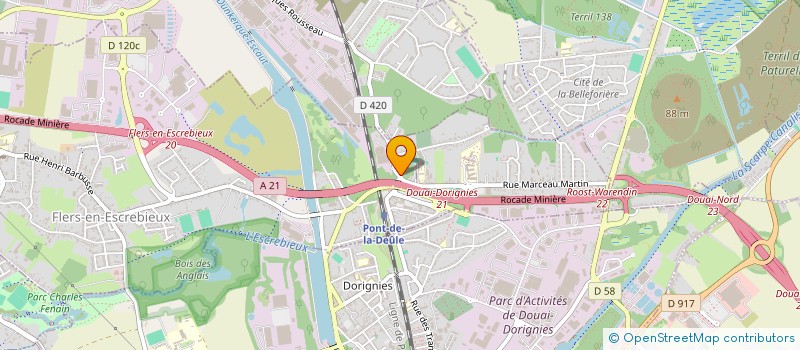 localisation de l'entreprise MADAME ISABELLE COZIC  FLERS-EN-ESCREBIEUX