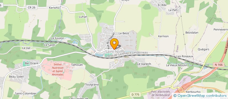 localisation de l'entreprise MADAME ISABELLE CRAMARD  SAINT-NOLFF